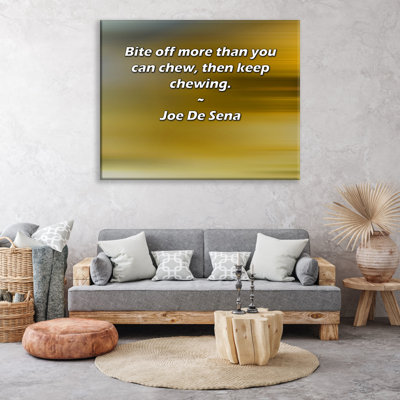 Trinx Gallery Wrapped Canvas By Doc Brown: "Your future is whatever you make it, so make it a