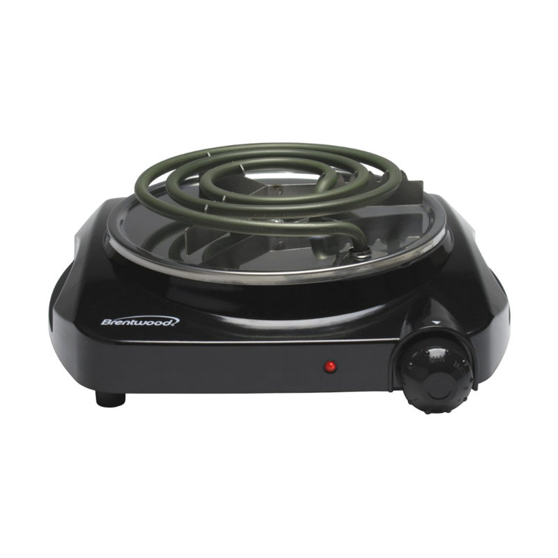 Brûleur électrique simple Brentwood TS-306 1200W, noir