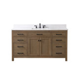 Fiddlewood 60'' Single Bathroom Vanity with Top