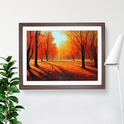 Autumn Forest Painting Vol.1 - Single Picture Frame Print