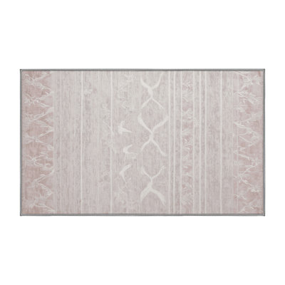 Tapis gris soyeux et moelleux
