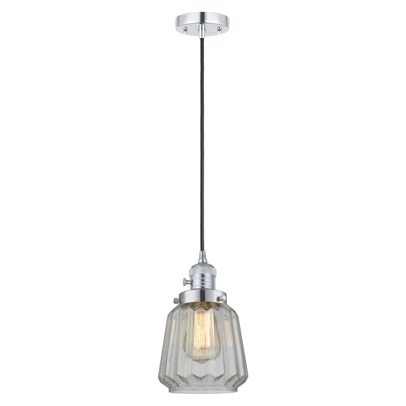 Franklin Restoration - Reidar - Mini-luminaire suspendu à cordon de 7 po - Interrupteur marche / arrêt - Ampoule DEL , Clair