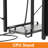 Bernydette Reversible L Shaped Computer Desk with Fabric File Drawers, Corner Desk with RGB LED Lights & Power Outlets & Monitor Stand-1290481291