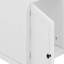 Meuble-lavabo de salle de bain avec lavabo et armoire de rangement, lavabo en céramique, 2 tiroirs et porte-919417317