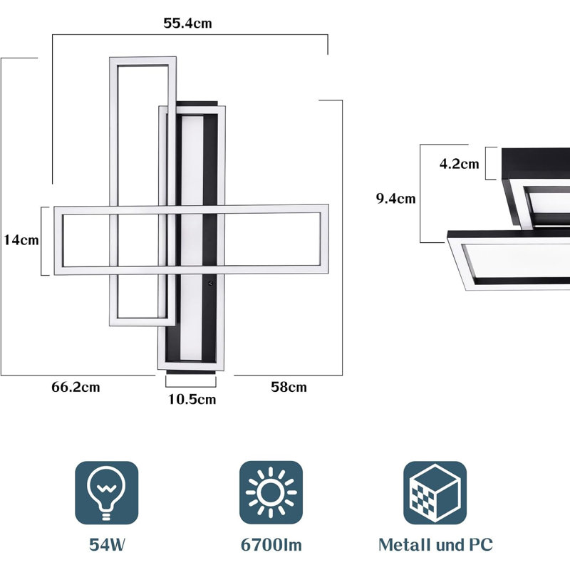 LED Semi Flush Mount