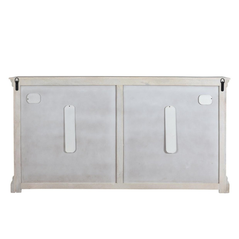 71'' W Solid Wood Sideboard, White