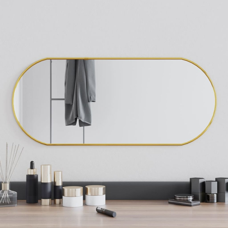 Kluk Wall Mirror, Gold, 30cm x 70cm