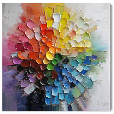 «Elysian Colorbloom Canvas», art abstrait moderne par Art Remedy