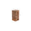 Teak Chunk Square Pedestal Plant Stand-49609718