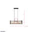 Luminaire suspendu linéaire 5 lumières Park Row