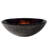 Copper Glass Circular Vessel Bathroom Sink