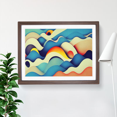 Delicious Modern Abstract - Single Picture Frame Print