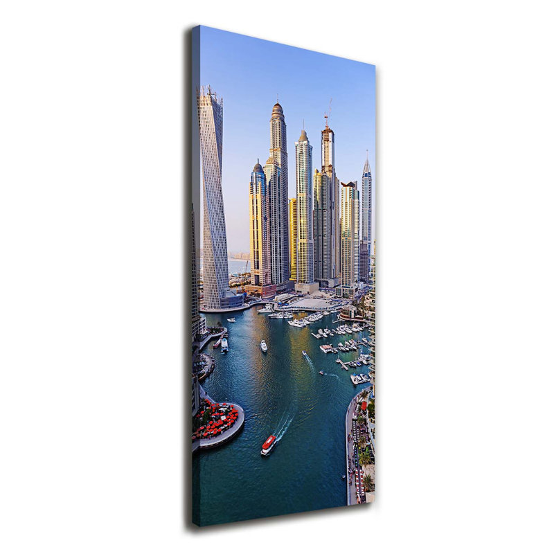 Bay Of Dubai - Wrapped Canvas Print