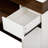Extendable Kitchen Island With Walnut, Mdf & Glass, Modern Mobile Storage Solution