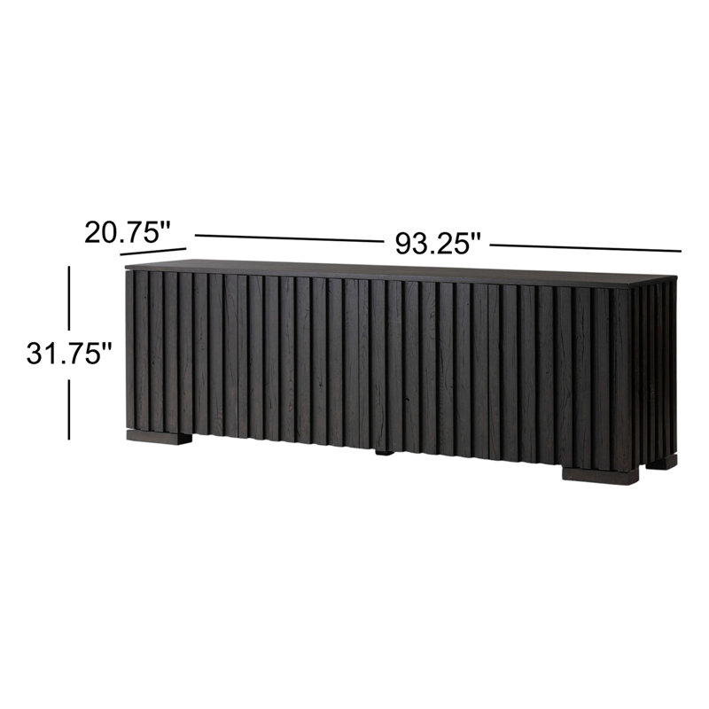RAMOS 93.25'' W Solid Wood Sideboard
