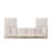 124" Janien Upholstered Chenille Sectional