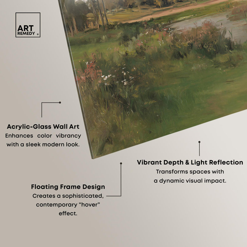 «At Dusk», reproduction d'art acrylique par Art Remedy, H 24 po x l 16 po