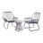 MILAN 3PC CHAT SET