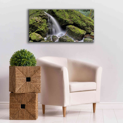 Canyon Falls No 13 by Alan Blaustein  Wrapped Canvas Photograph