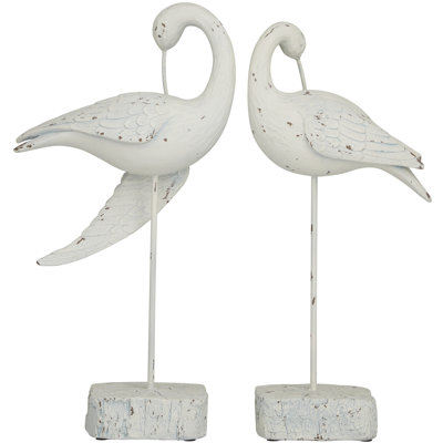 Artzt Polystone Bird Decorative Sculpture Set
