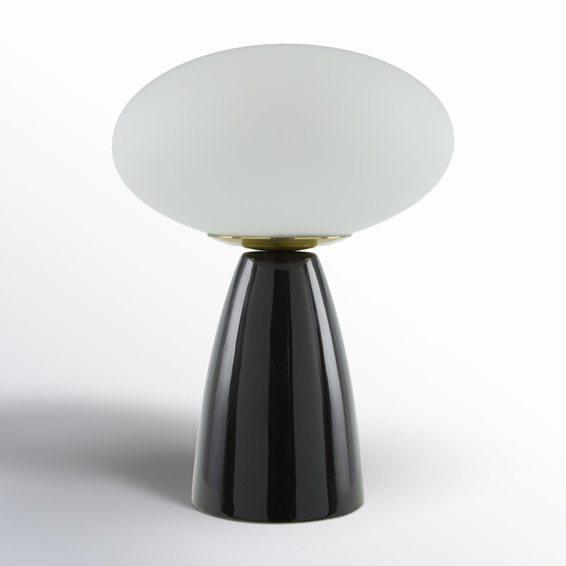 Lampe de table en céramique Deckard, Noir, noir, noir, noir