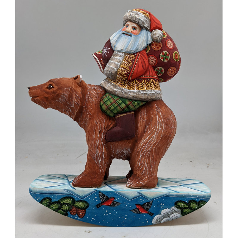 Figurine de chef-d'œuvre d'ours grizly