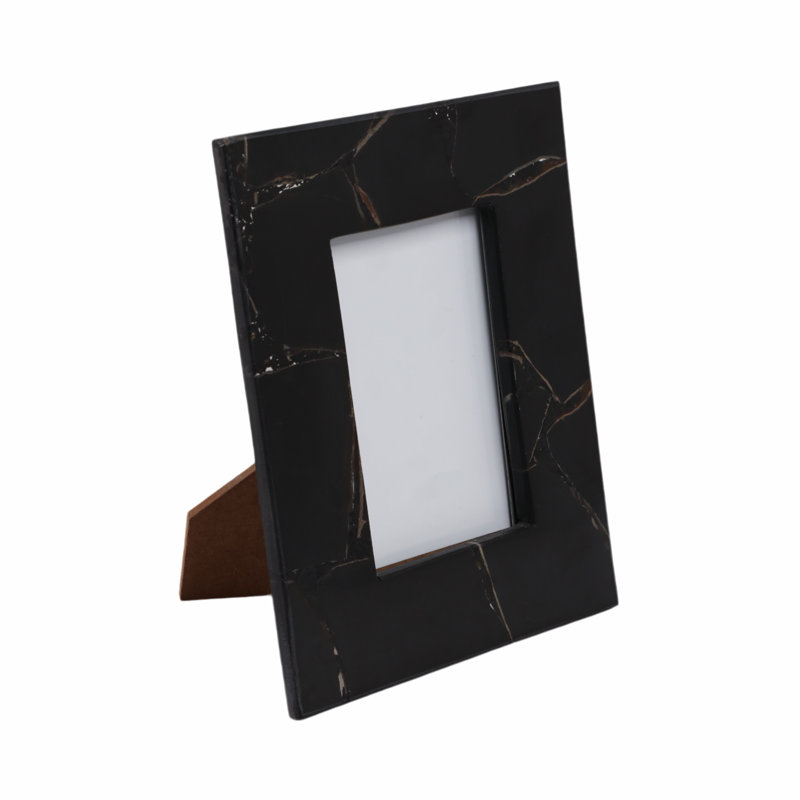 Cadre photo Elloise Edina Quartz, 4 po x 6 po, Noir