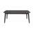 3 Piece Rectangular Coffee Table Set, Black