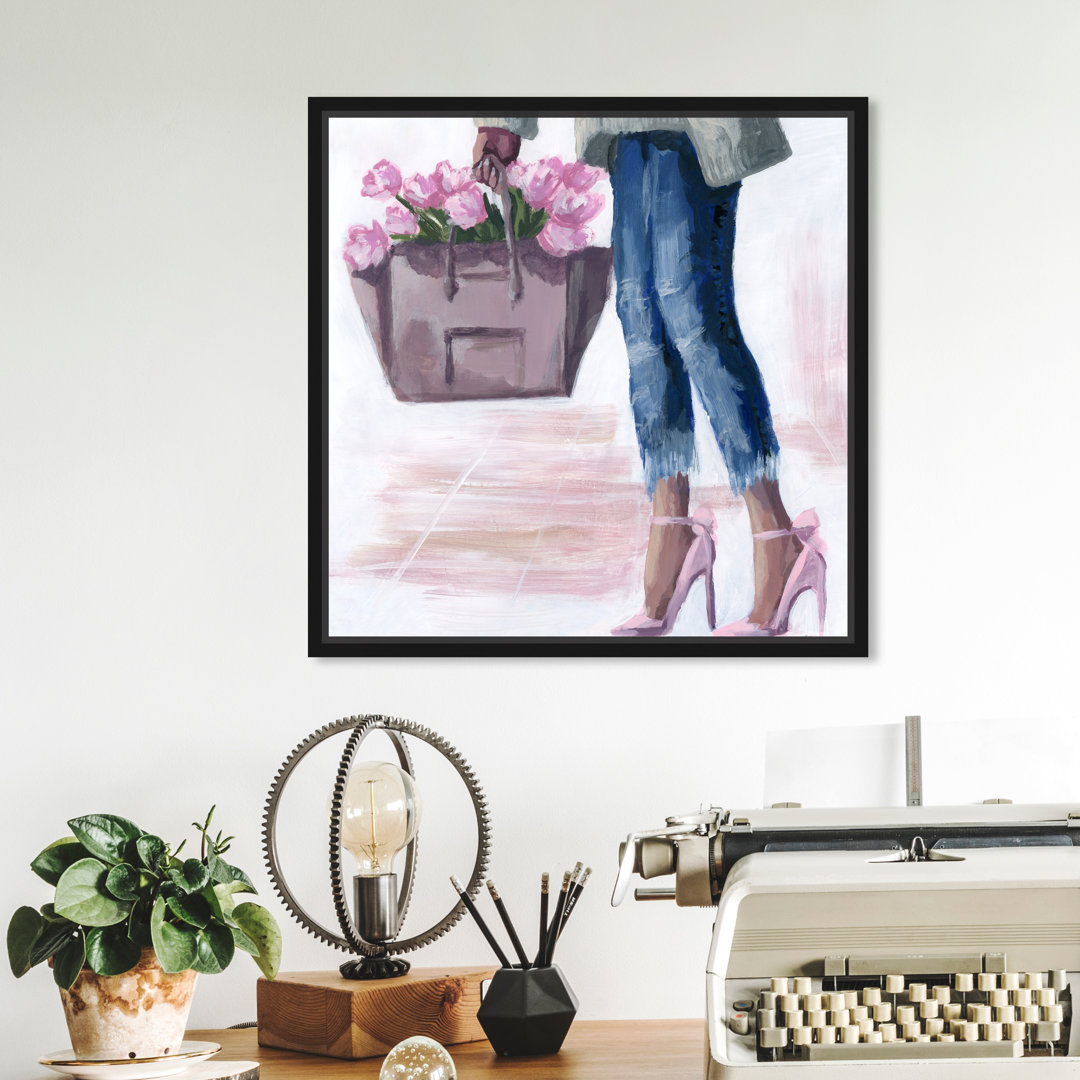 " Fashion And Glam Picks From The Market, Glam Pink " by Oliver Gal House of Hampton® 