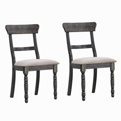 Weathered Grey Side Chairs (Set Of 2)