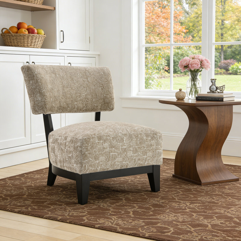 Tissu subtil texturé abstrait Alldredge, Beige