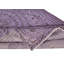 Tapis mauve mauve 4,6 x 9 pi, tapis turc fait à la main Home Decor