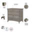 Ensemble de bureau d'ordinateur 3 pièces Khadesha-1030226865