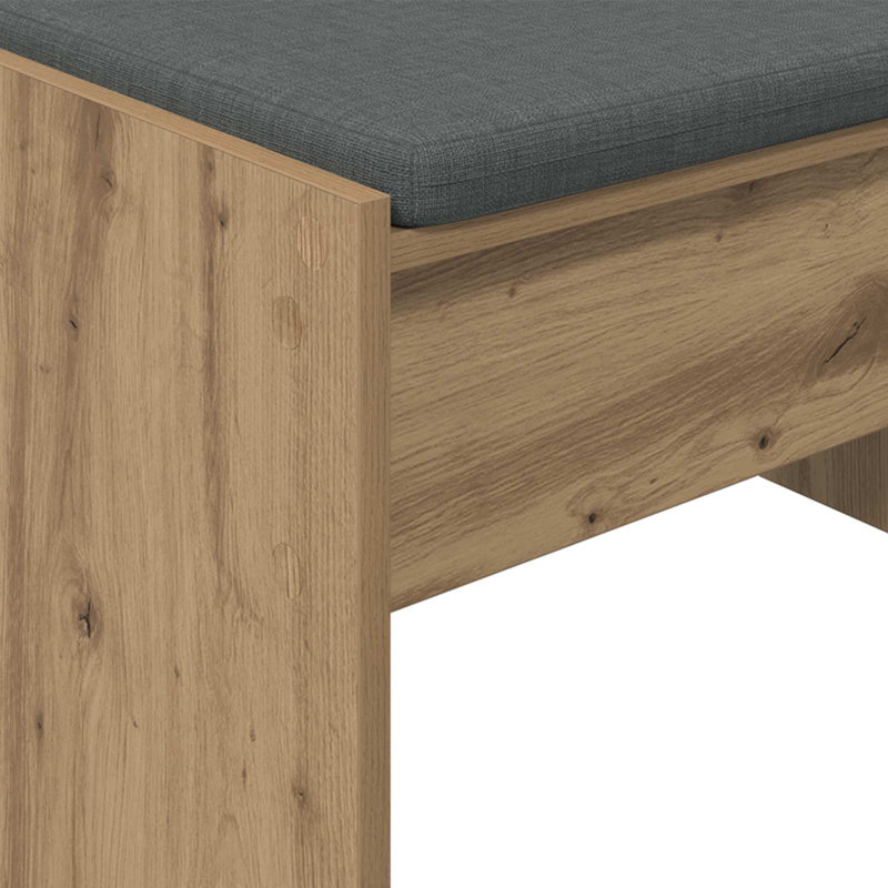 Bench, 40cm H x 63cm W x 38cm D, Artisan Oak