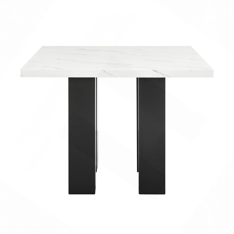 Table de salle à manger carrée 1Pc
