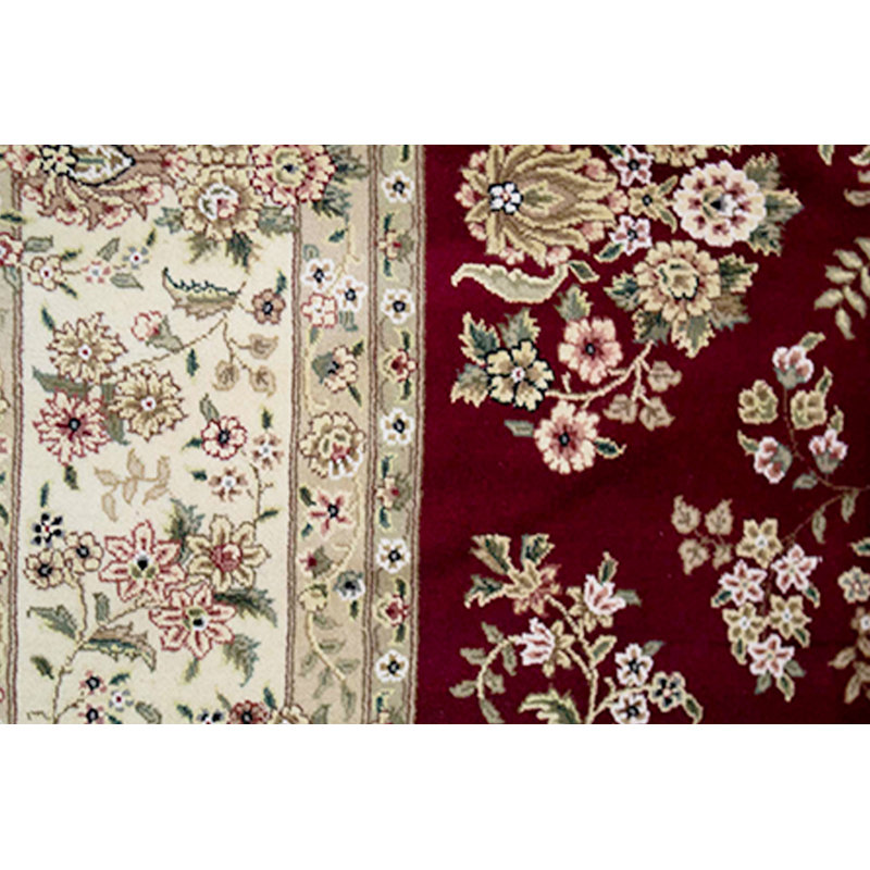 Handmade Silk and Wool Oriental Area Rug