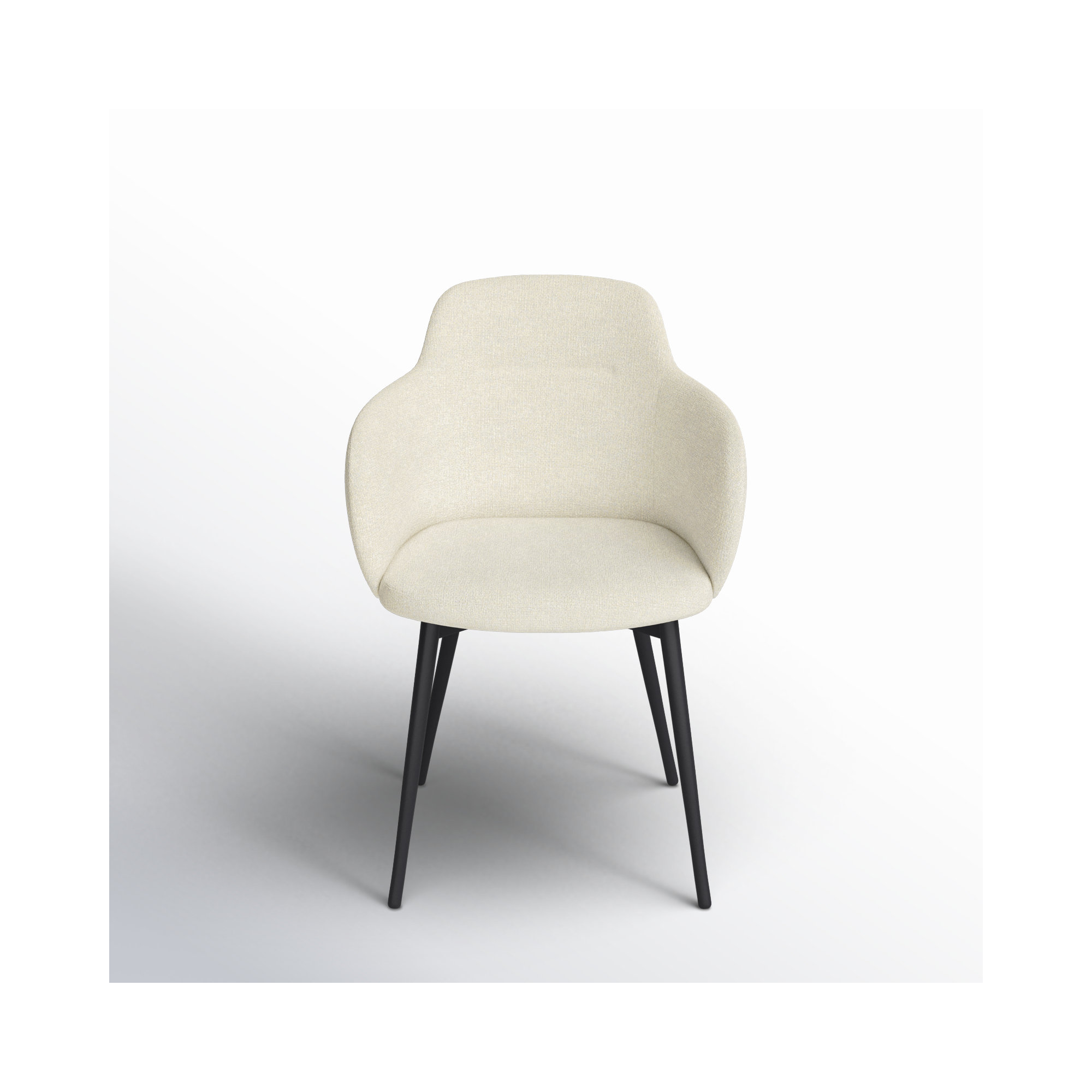 Shofner Upholstered Arm Chair, Cream 