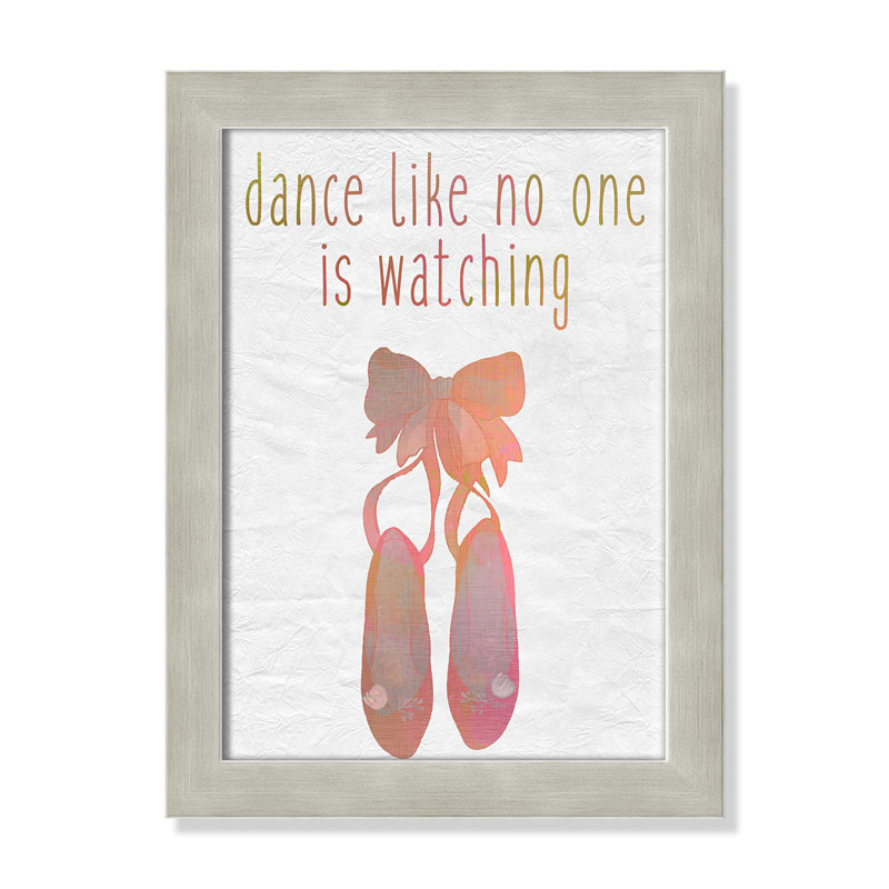 Danse, impression sur papier, H 14 po x l 10 po x P 0,6 po, Encadré plat argent chaud