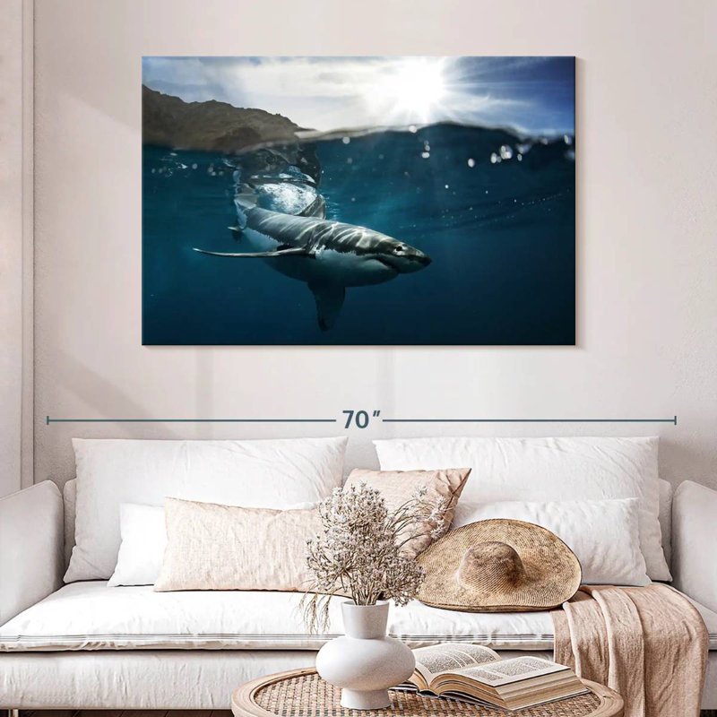 Brampt Shark Sunshine, 32" H x 48" W