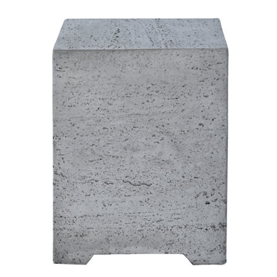 Outdoor 15.75''MGO Propane Tank Cover Table,Fire Side Table for Gas Fire Pits,No Assembly Needed