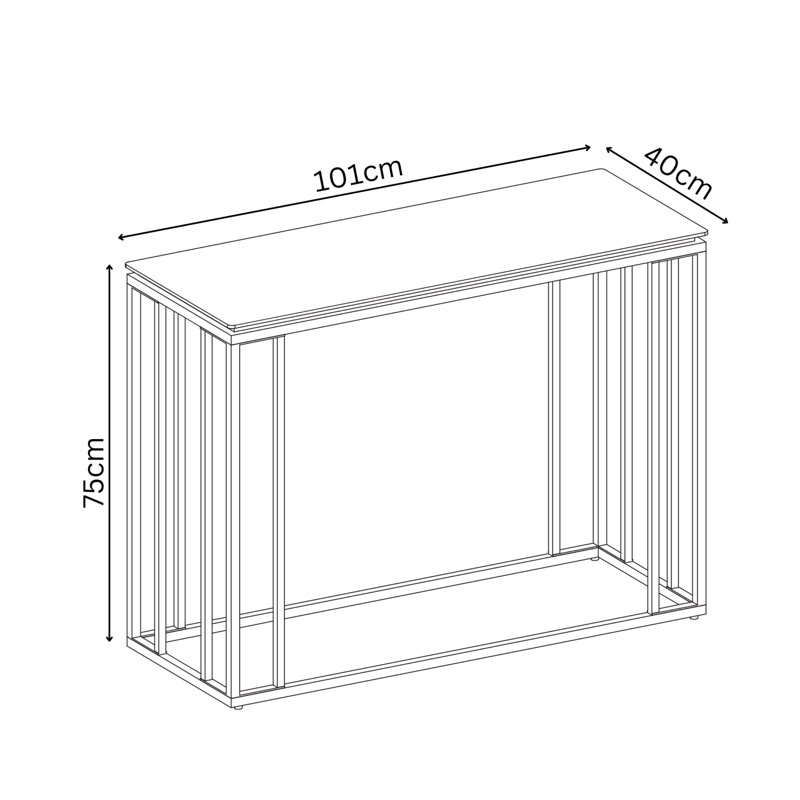 Ceian 101cm Console Table