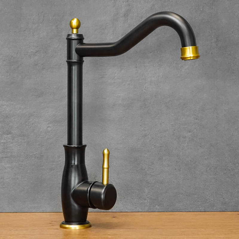 Belfry Kitchen Kitchen Faucet, Black