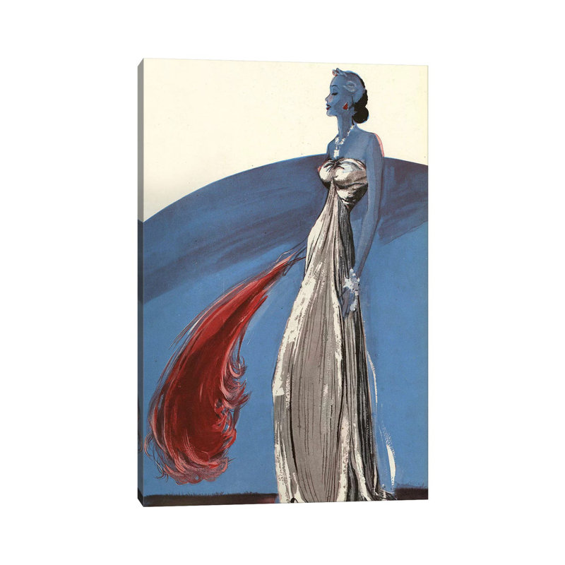 1939 Women's Fashion Magazine Plate by The Advertising Archives - Wrapped Canvas Gallery-Wrapped Canvas Giclée