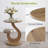 Rustic End Table, Sofa Side Table for Living Room