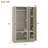 3-Door Shutter Wardrobe With Shelves