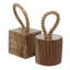 Ensemble de 2 sculptures en bois Julissa