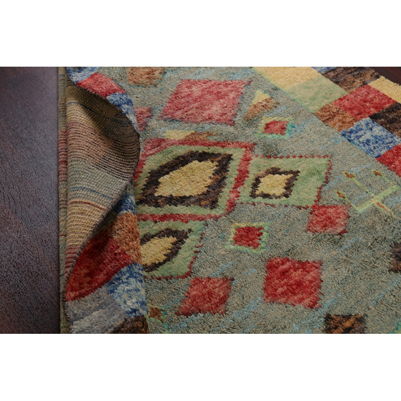 One-of-a-Kind 6'10" X 11'0" Wool Area Rug in Multicolor