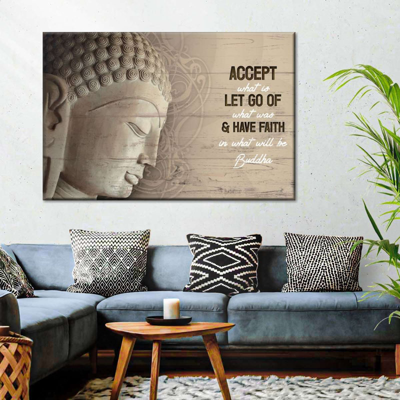 Citation «Have Faith Buddha», H 8 po x l 12 po x P 1 po