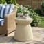 Stone Top End Table