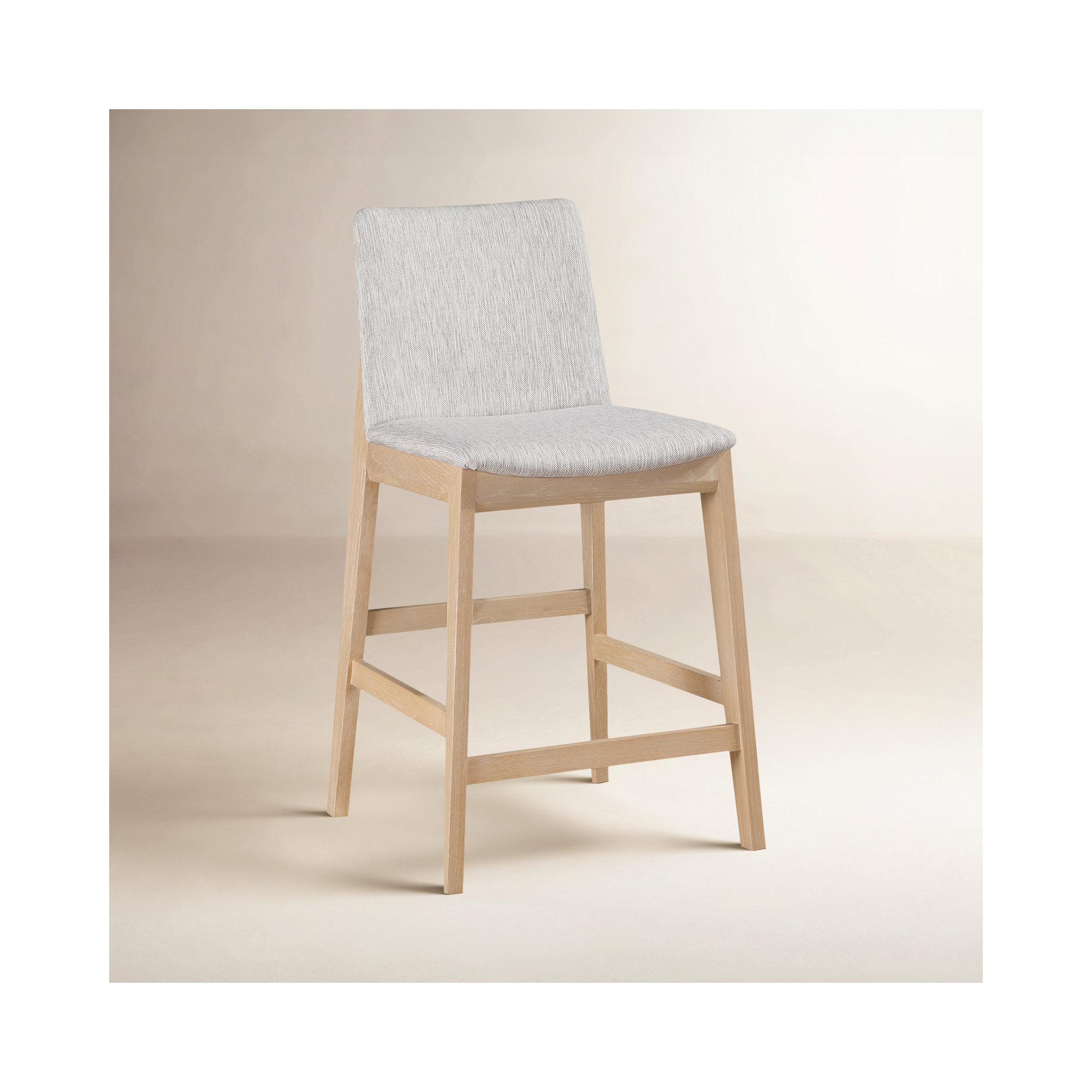 Anrey Oak Light Grey, Counter Stool (26" Seat Height)